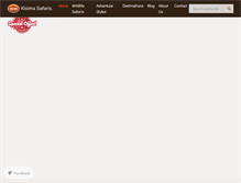 Tablet Screenshot of kisimasafaris.com